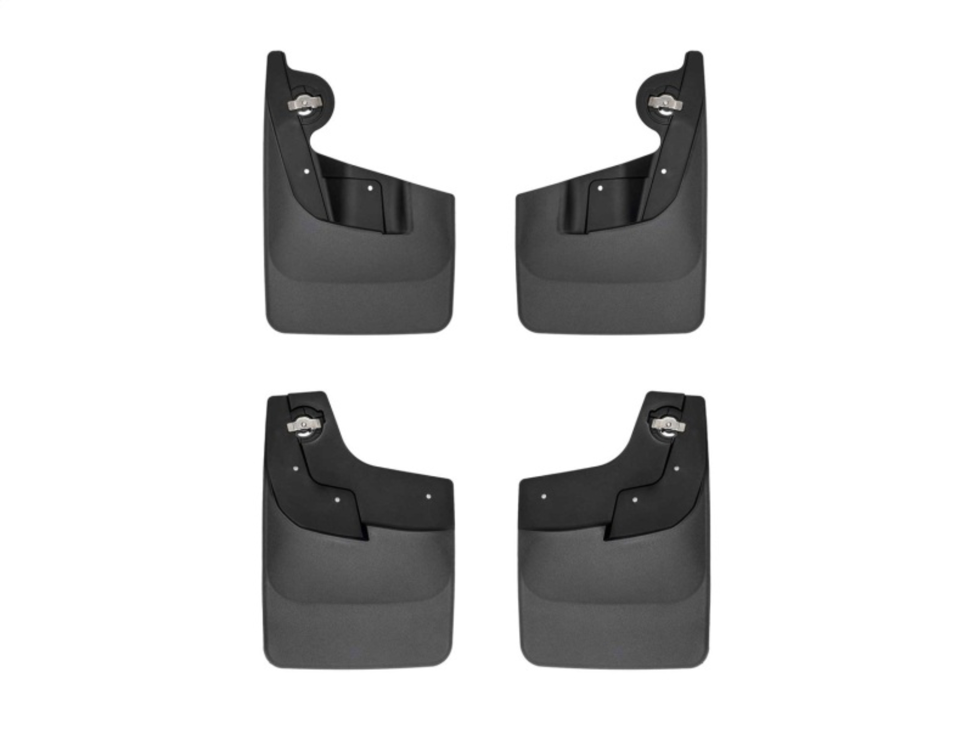 Picture of WeatherTech 23-24 Chevrolet Colorado No Drill Front & Rear MudFlaps - Black