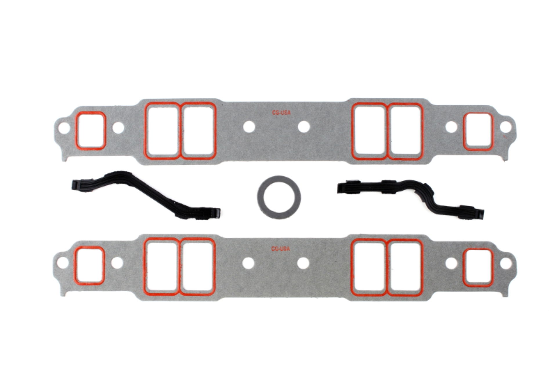 Picture of Cometic Chevy Gen1 SB V8 .060in Fiber w/ Silicone Bead Intake Mani Gasket Kit-2.00in x 1.25in Port