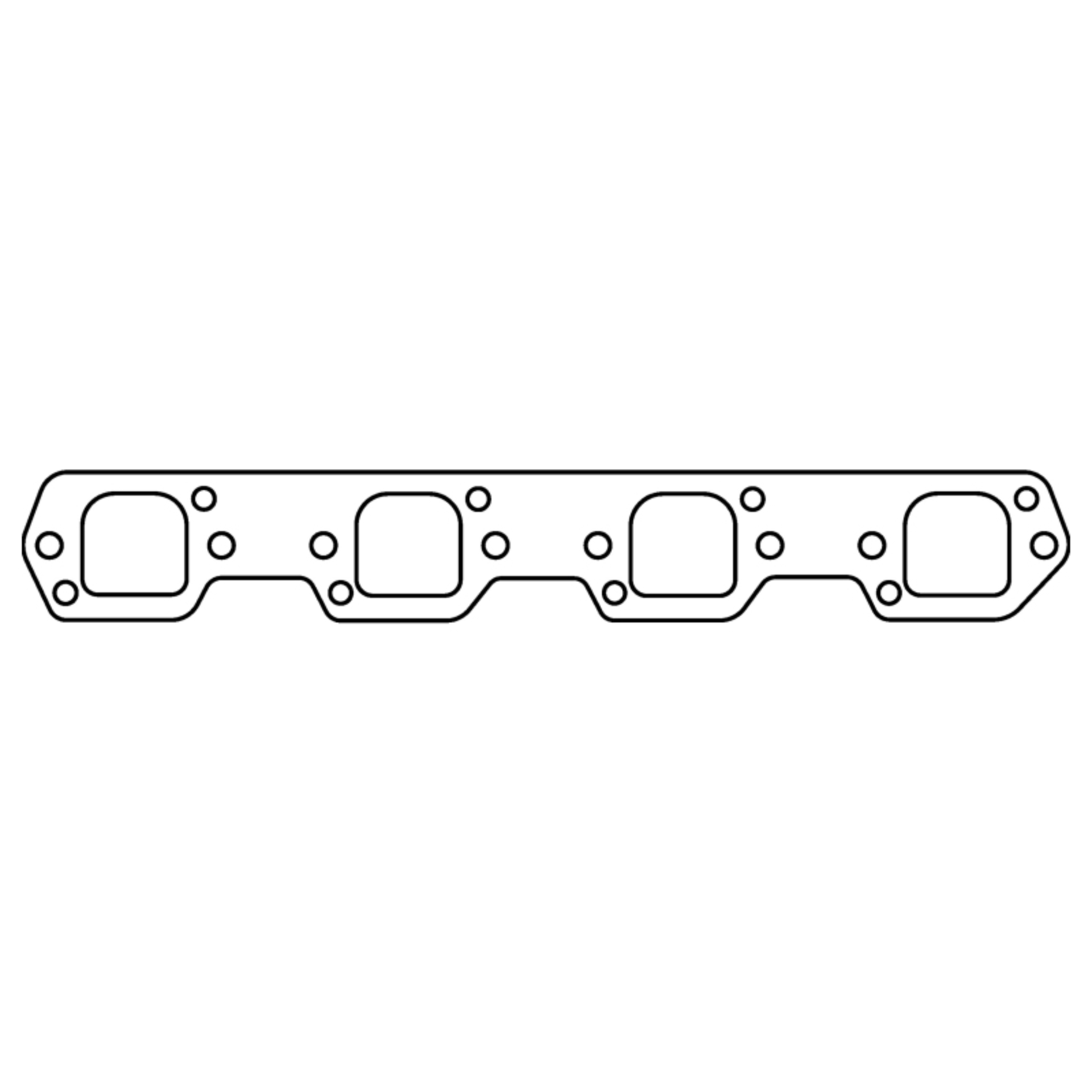 Picture of Cometic Ford 302/351W V8 Exhaust Mani Gasket .060in HTS 1.668in X 1.617in- 20 Pck
