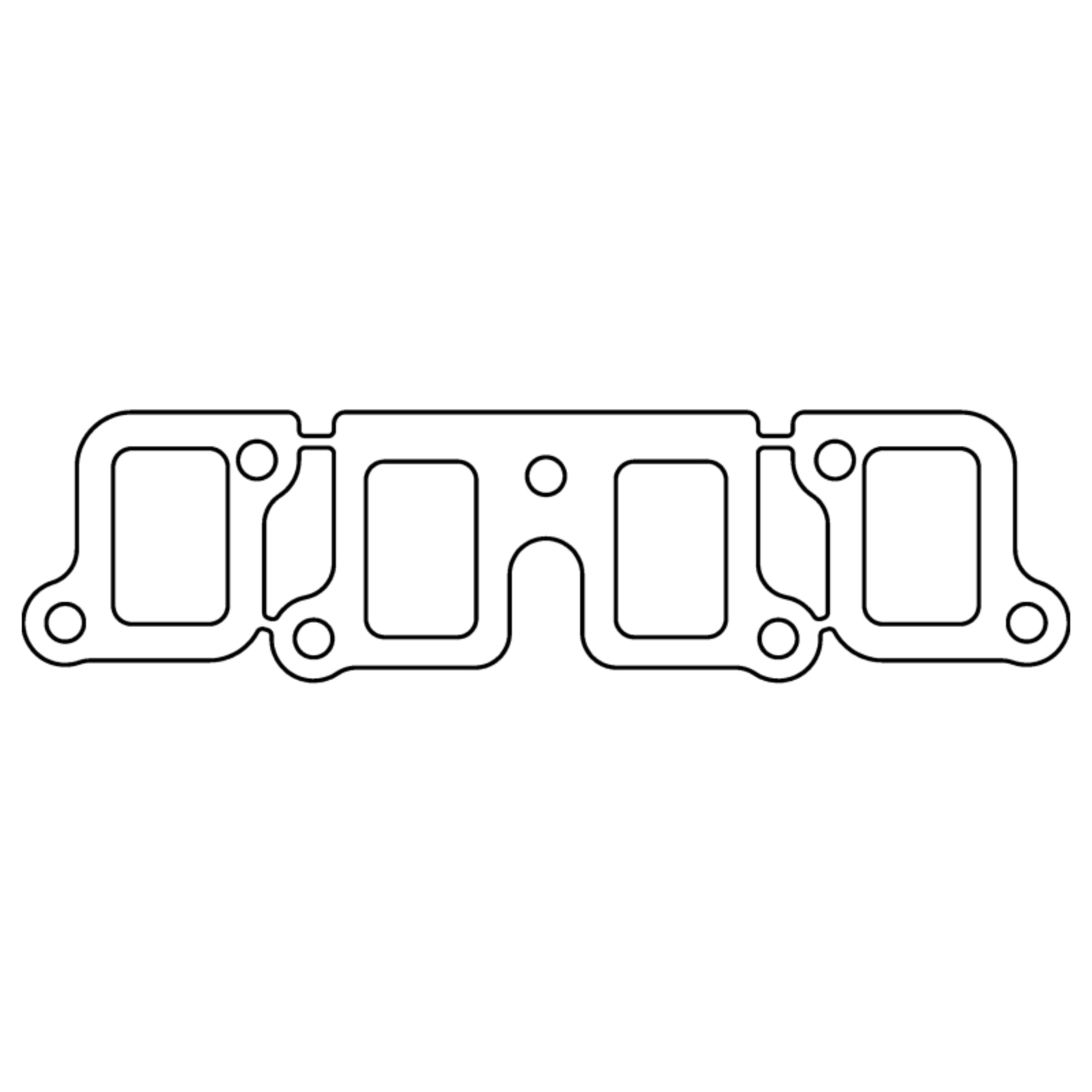 Picture of Cometic Buick BB V8 .064in ArmorCore Exhaust Mani Gasket Set-1.234in x 1.890in