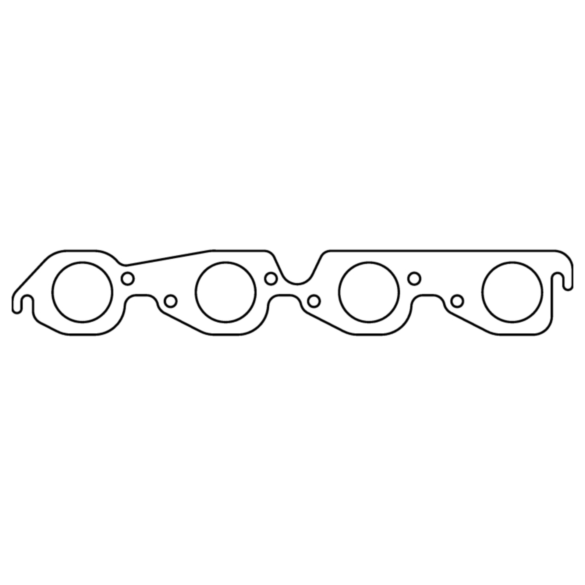 Picture of Cometic Chevy Mark-IV GM Gen-V/VI BB V8 .064in ArmorCore Exhaust Mani Gasket Set-2.015in Round Port