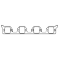 Picture of Cometic Chrysler Gen-2 Hemi .060in Fiber Intake Manifold Gasket Set-1.856in x 2.009in Rectangle Port