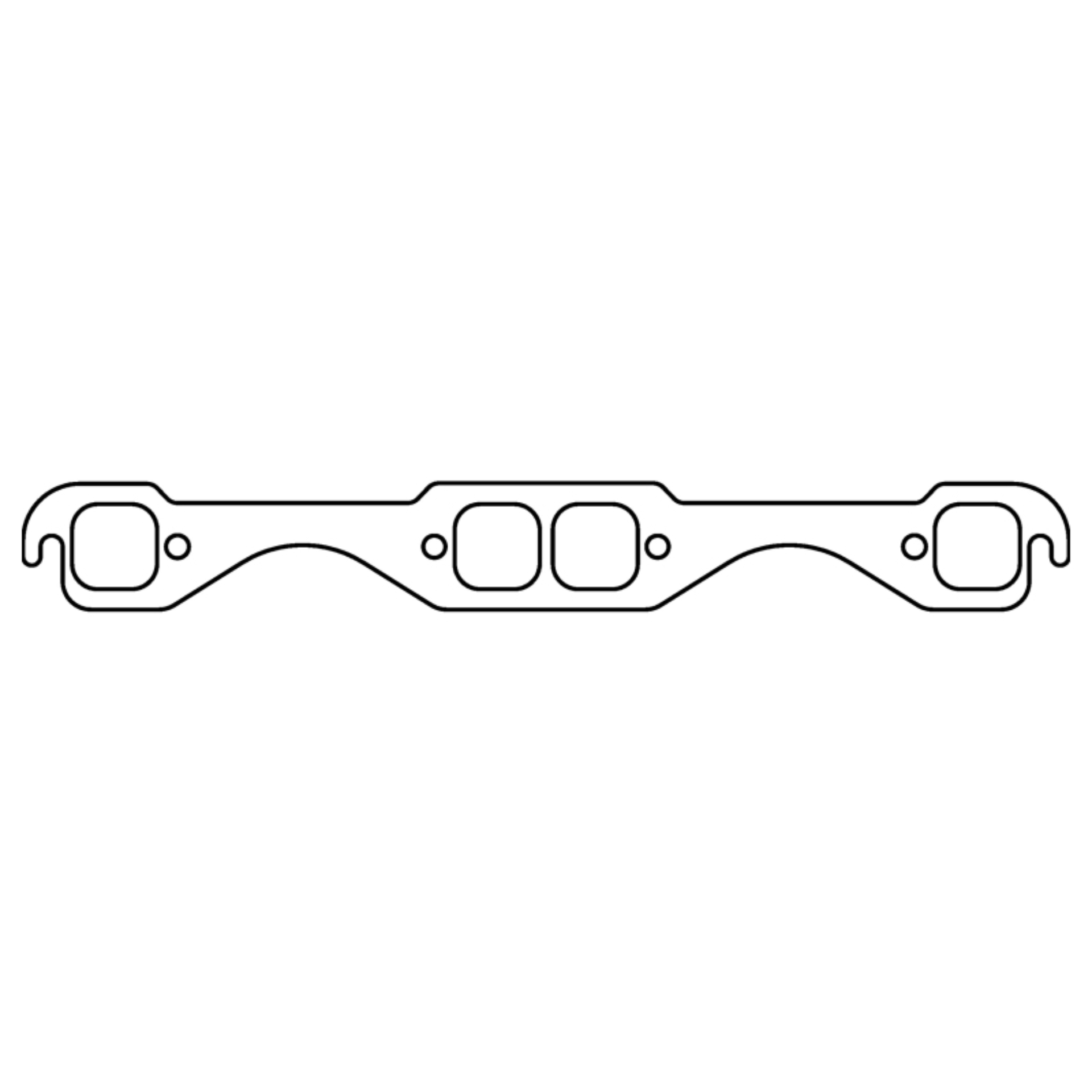 Picture of Cometic Chevrolet Gen-1 Small Block V8 .064in ArmorCore Exhaust Manifold Gasket Set - 23 Degree Head