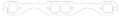Picture of Cometic Chevrolet Gen-1 Small Block V8 .064in ArmorCore Exhaust Manifold Gasket Set - 23 Degree Head