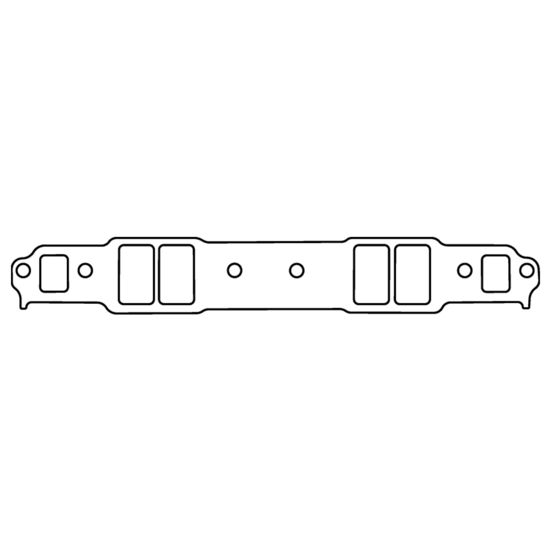 Picture of Cometic Chevy Gen-1 Small Block V8 .060in Fiber Intake Manifold Gasket Set - 1.310in x 2.210in Port