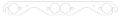 Picture of Cometic Chevrolet Gen-1 Small Block V8 .030in MLS Exhaust Manifold Gasket Set - 1.625in Round Ports