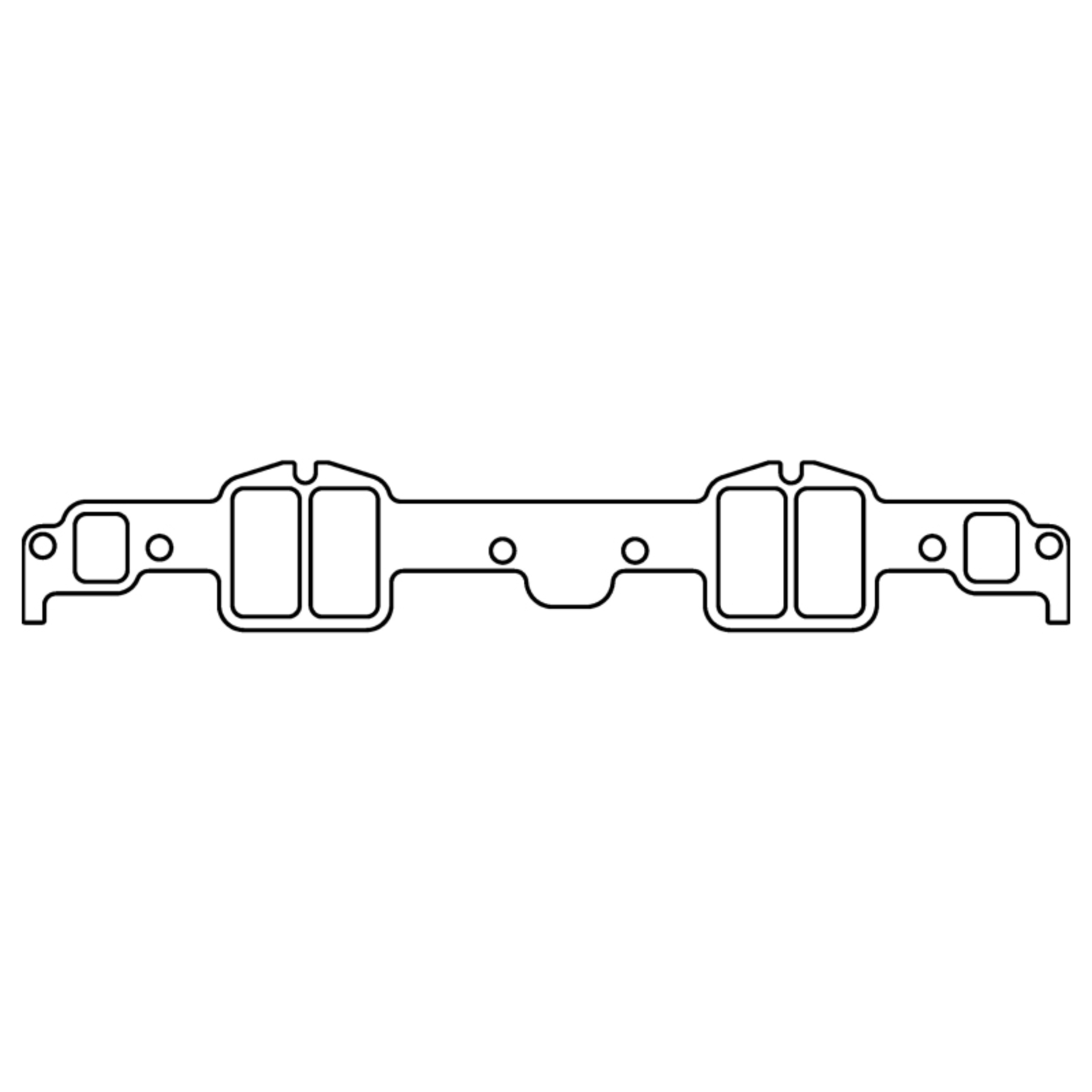 Picture of Cometic Chevrolet 348/409 W-Series Big Block V8 .059 Fiber Intake Manifold Gasket Set No Crossover