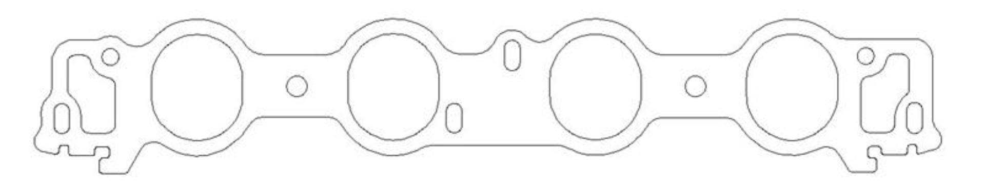 Picture of Cometic Ford 385 Series V8 .060in Fiber Intake Manifold Gasket Set - 2.240in x 2.613in Oval Port