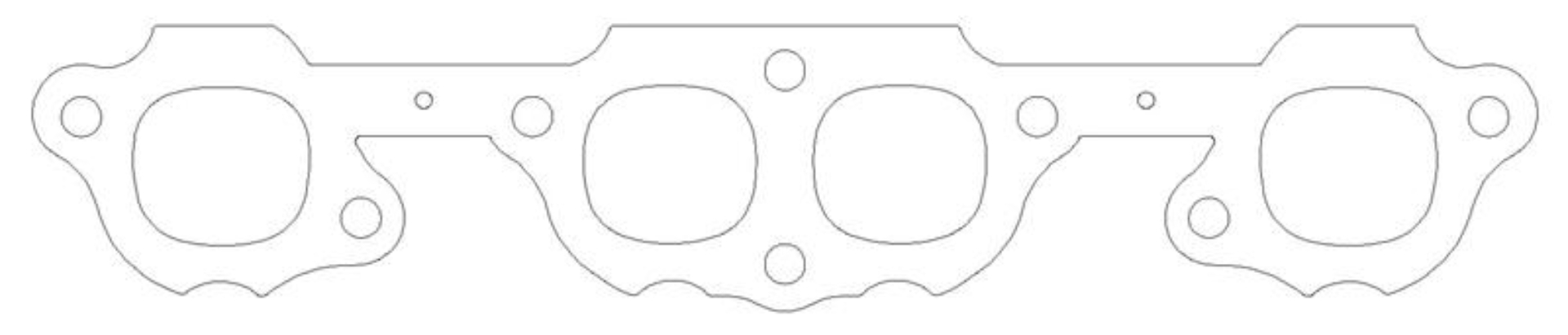 Picture of Cometic GM SB2.2 Small Block V8 .065in MLS Exhaust Manifold Gasket Set - 1.500in x 1.600in Ports