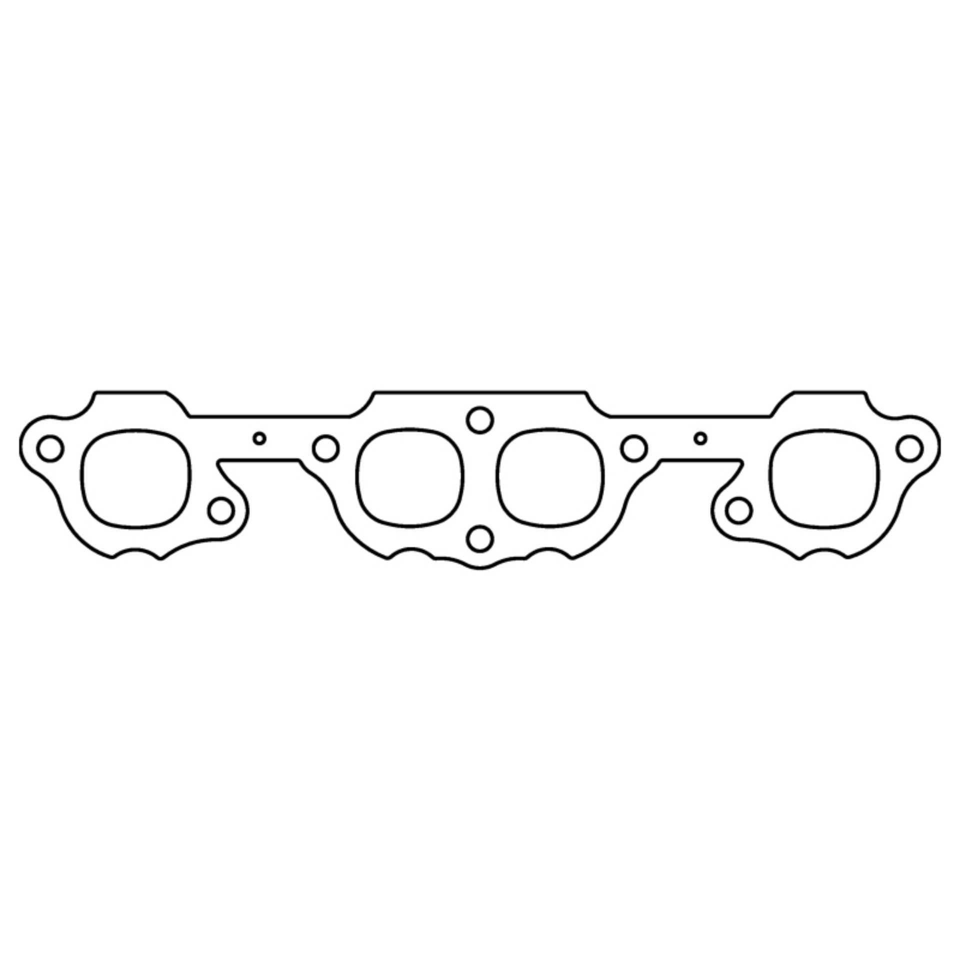 Picture of Cometic GM SB2.2 Small Block V8 .064in AM Exhaust Manifold Gasket Set - 1.500in x 1.600in Ports
