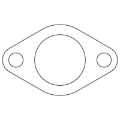 Picture of Cometic Ford 59A/8BA/8CM Flathead V8 .059in CFM Exhaust Manifold Gasket Set - 1945-1953 - 8PK