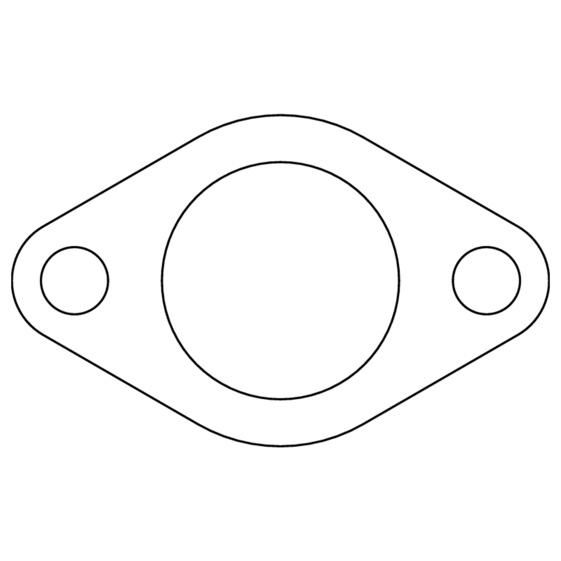 Picture of Cometic Ford 59A/8BA/8CM Flathead V8 .059in CFM Exhaust Manifold Gasket Set - 1945-1953 - 8PK