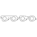 Picture of Cometic Chevrolet Mark-IV GM Gen-V/VI Big Block V8 .043in Copper Exhaust Manifold Gasket Set
