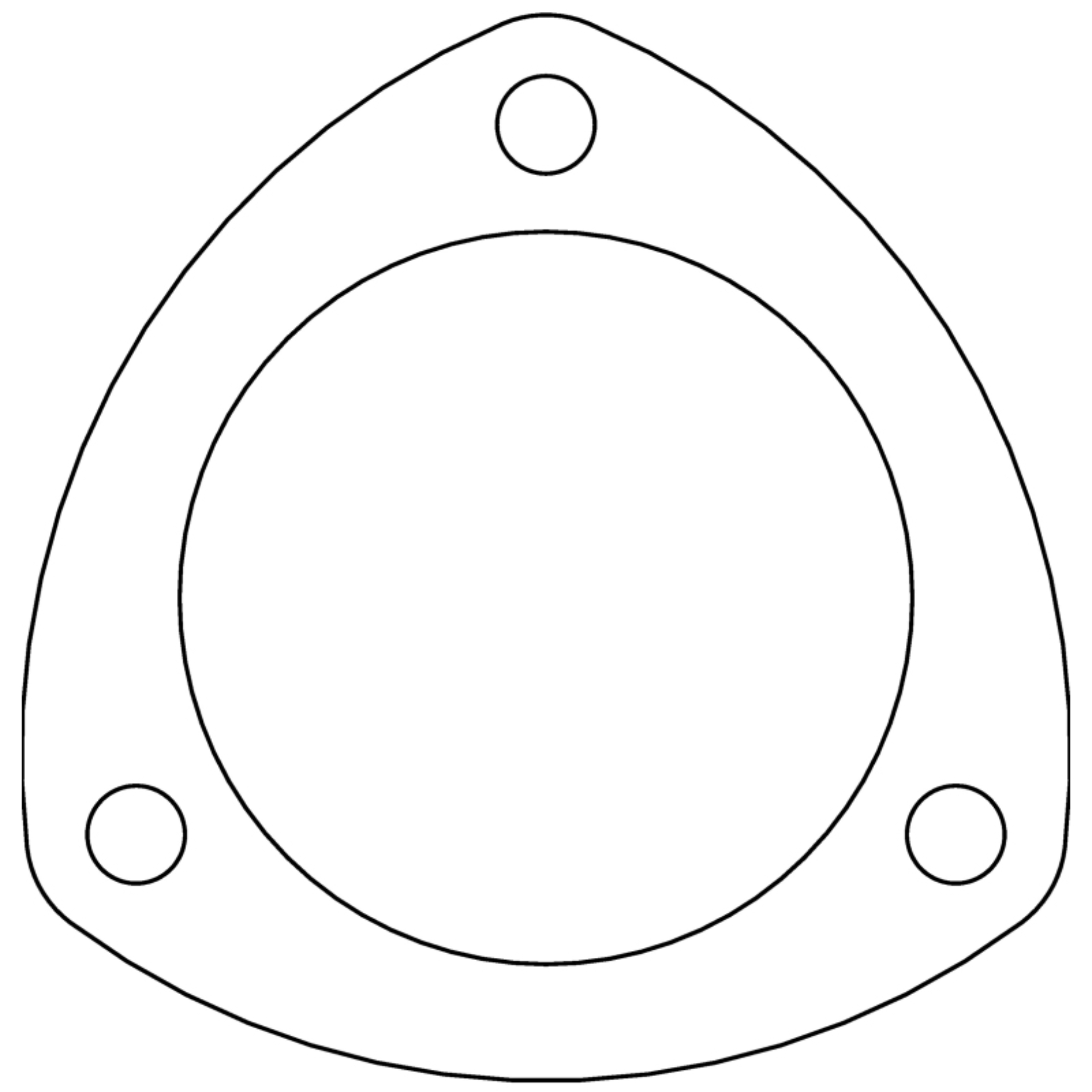 Picture of Cometic .043in Copper Exhaust Header Collector Gasket - 3.0in Diameter - 3.875in Bolt Circle