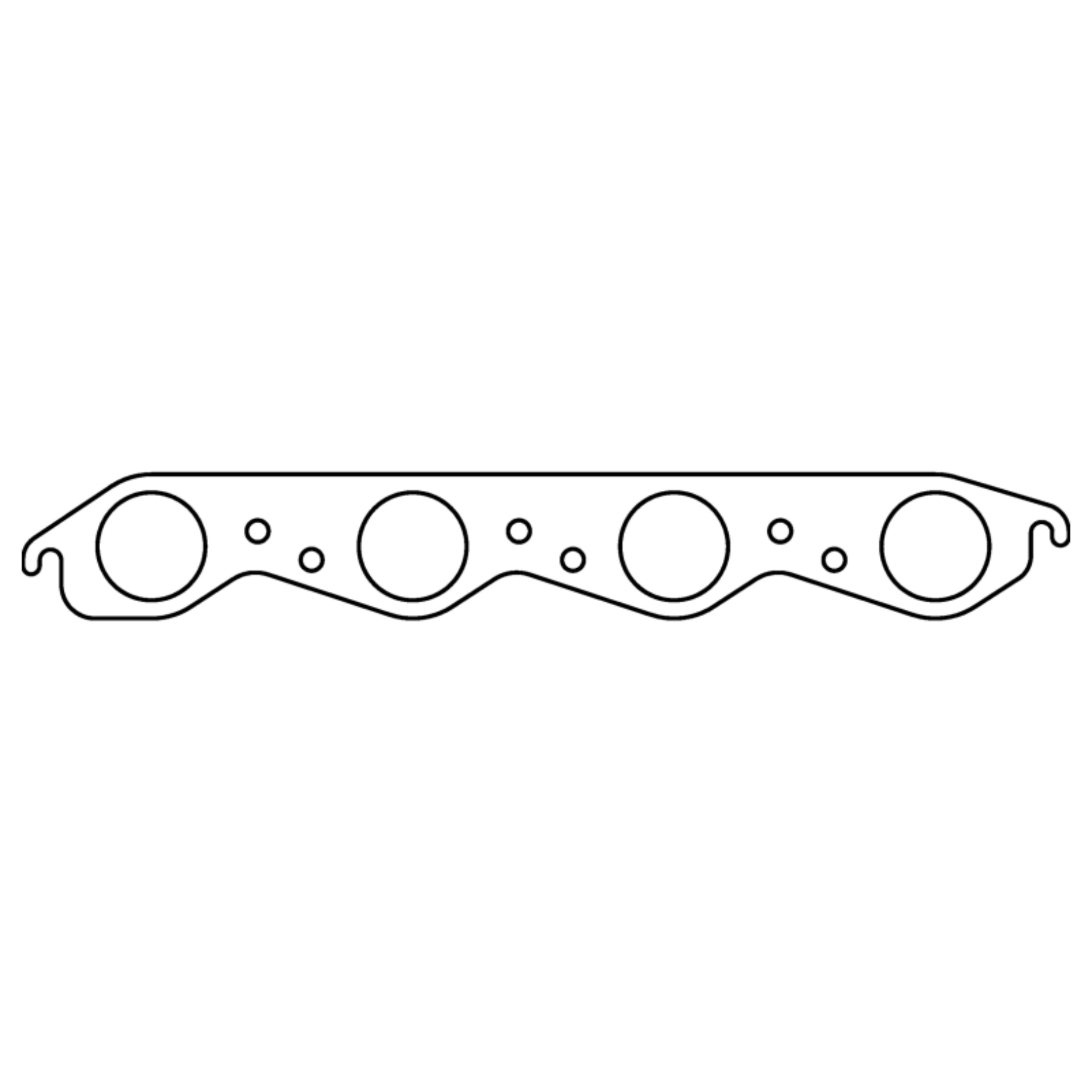 Picture of Cometic Mercury Marine 525 EFI V8 .064in AM Exhaust Manifold Gasket Set - 2.00in Round Ports