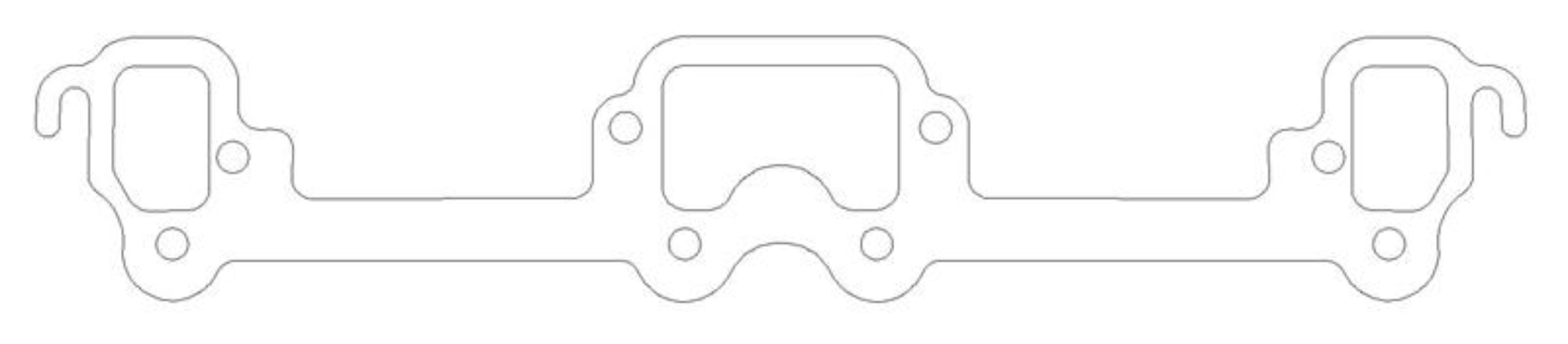 Picture of Cometic Chrysler LA V8 .064in ArmorCore Exhaust Manifold Gasket Set - With 4 BBL Carburetor