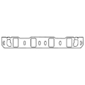 Picture of Cometic Ford 302/351W V8 Intake Manifold Gasket .060in Fiber 1.280in X 2.115in Port 20 Pack