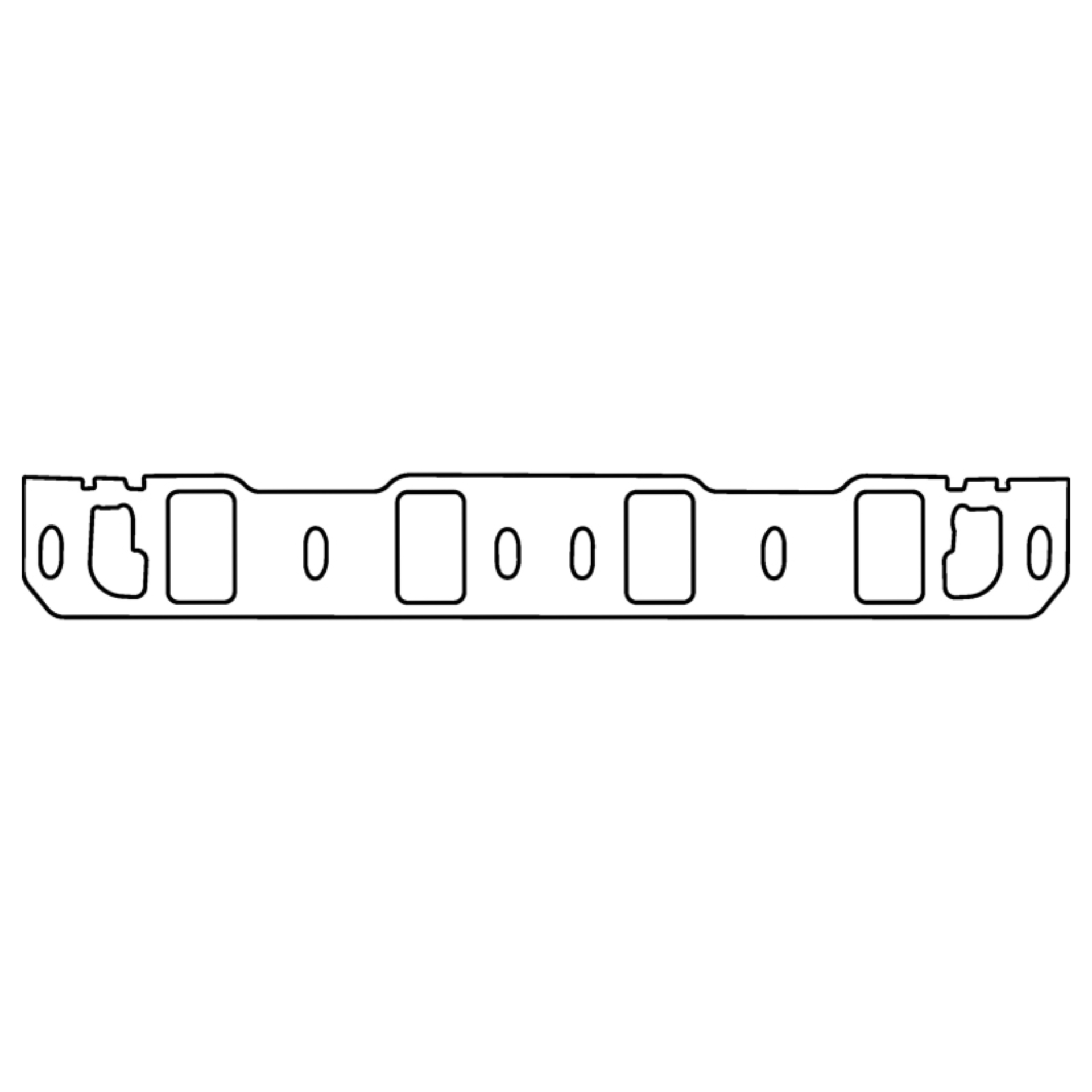 Picture of Cometic Ford 302/351W V8 Intake Manifold Gasket .060in Fiber 1.280in X 2.115in Port 20 Pack