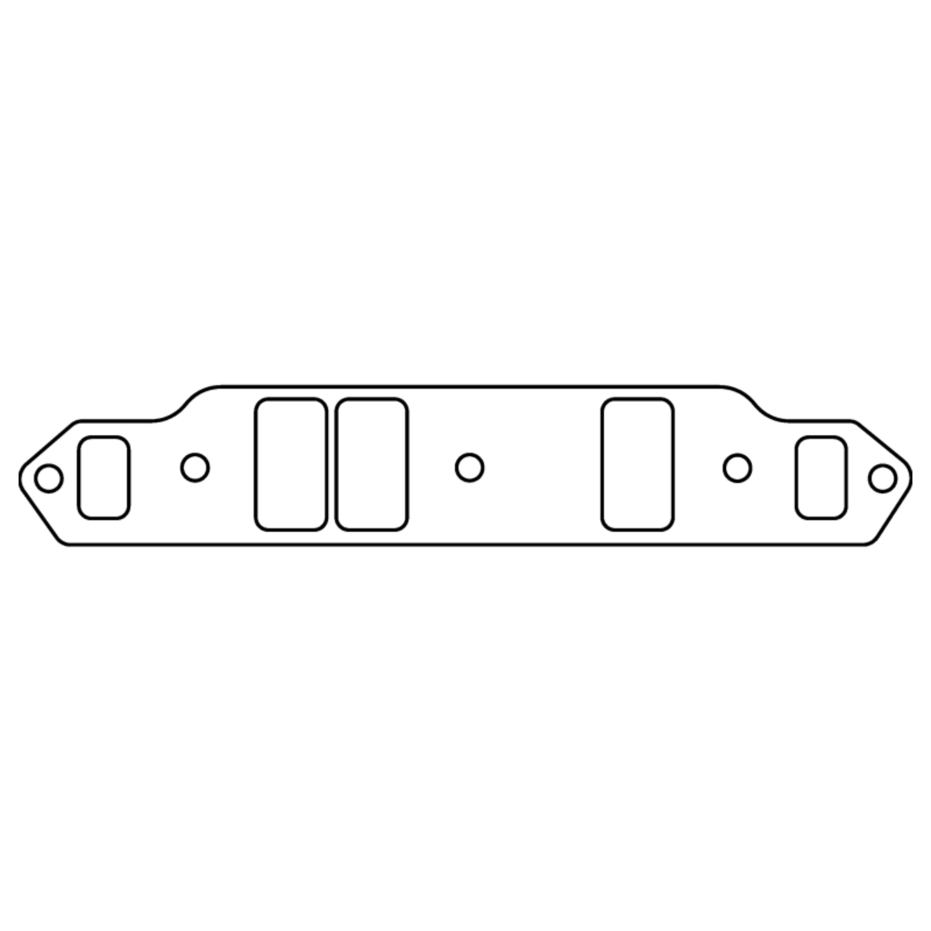 Picture of Cometic Buick LC2/LC4/LC6/LC8/LC9/LD5 - Stage I V6 .060in Fiber Intake Manifold Gasket Set