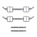 Picture of Cometic Chrysler B/RB .060in Fiber Intake Mani Gasket Kit-1.347in x 2.646in Rectangle Port