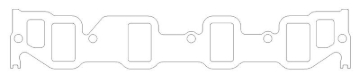 Picture of Cometic Ford FE V8 .060in Fiber Intake Mani Gasket Set-1.408in x 2.345in Rectangle Port