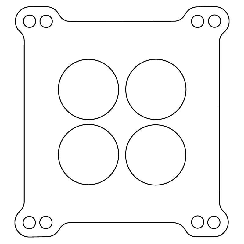 Picture of Cometic Carter AFB Holley 4 Barrel .039in Fiber Carburetor Gasket - 4-Hole - Double Drilled