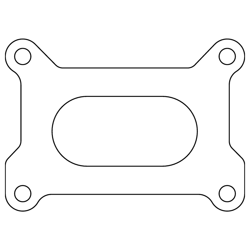 Picture of Cometic Holley 2 Barrel 500 CFM .039in Fiber Carburetor Gasket - 3.640in x 1.750in - Open Plenum