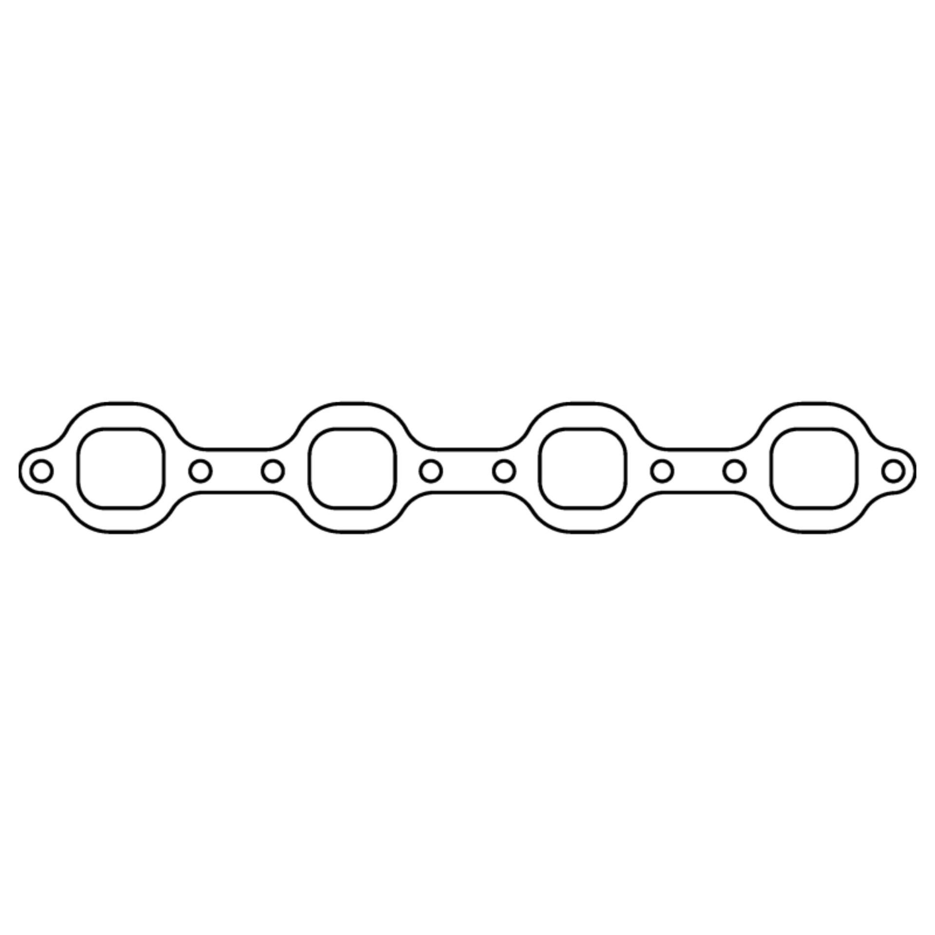Picture of Cometic Ford 351 Windsor .064in AM Exhaust Header Gasket Set - With Dart Heads