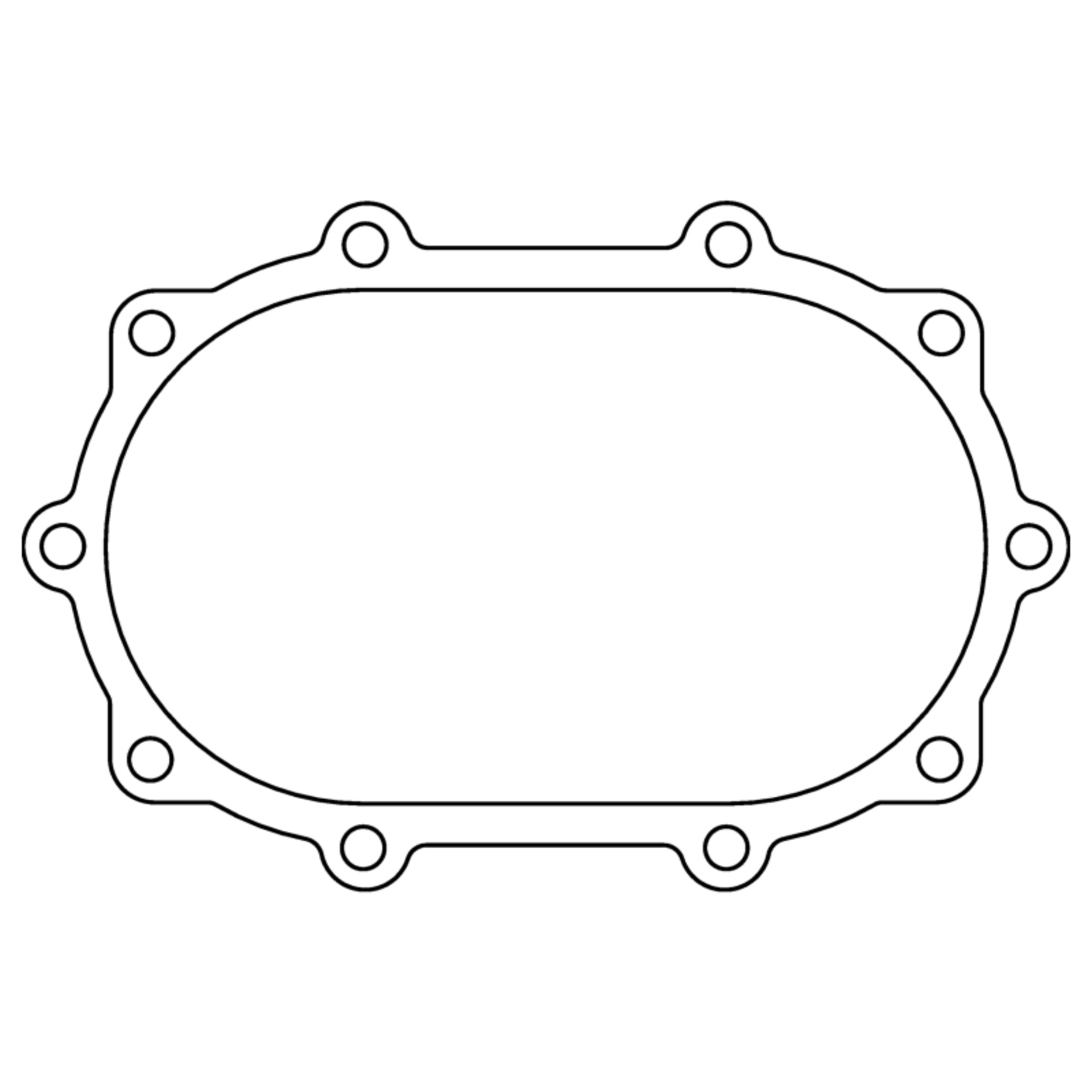 Picture of Cometic Winter Quick Change Rear End .060in AFM Differential Cover Gasket - 10 Bolt