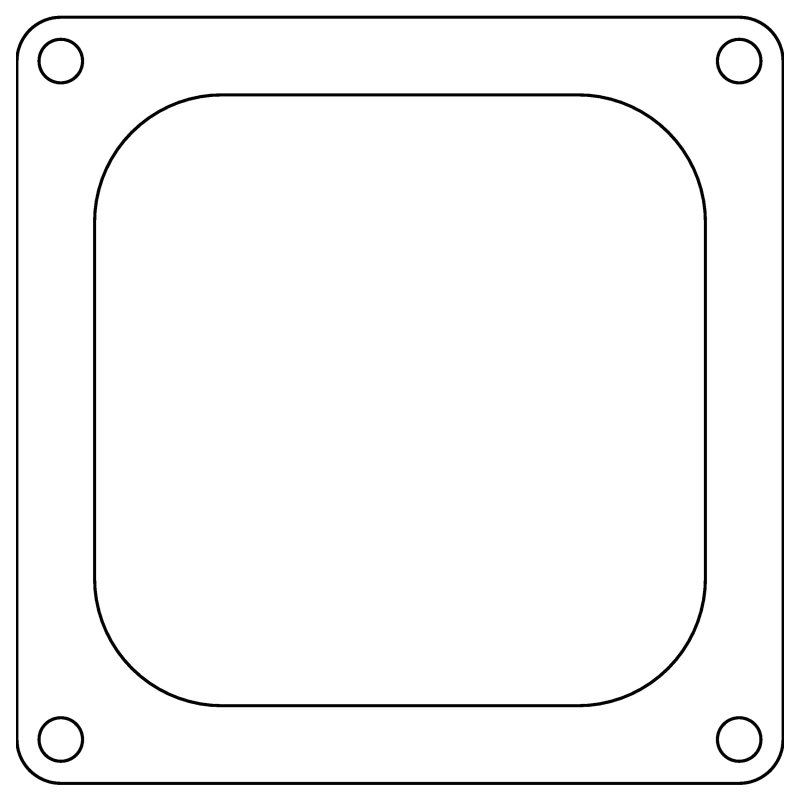 Picture of Cometic Holley 4500 Dominator .060in Fiber Carburetor Gasket - 4.775in x 4.775in - Open Plenum