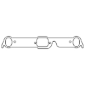 Picture of Cometic Pontiac 326-455 V8 .064in ArmorCore Exhaust Manifold Gasket Set