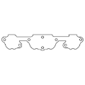 Picture of Cometic GM SB2 Small Block Aluminum/Rubber Exhaust Port Cover Set