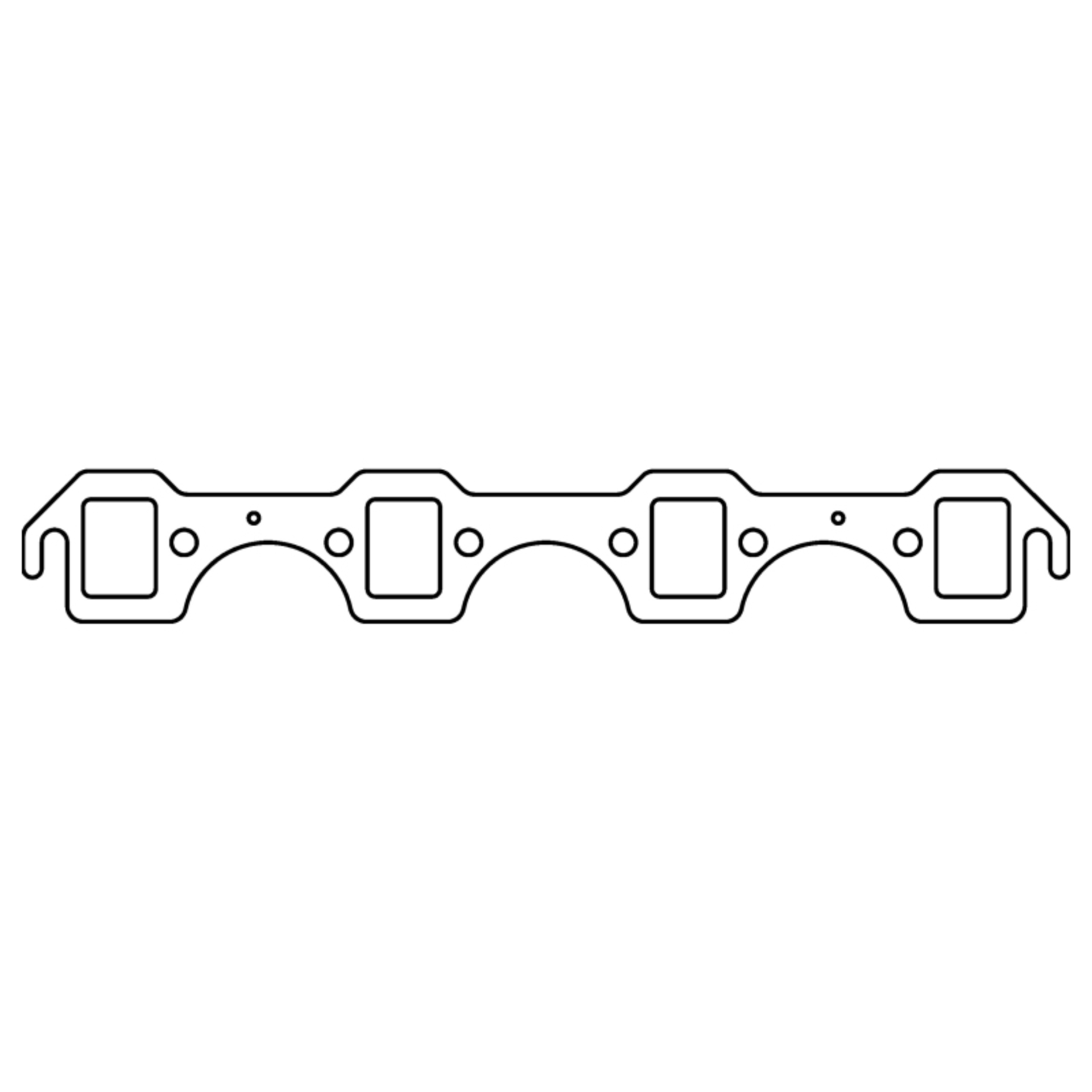 Picture of Cometic Ford Windsor V8 .043in Copper Exhaust Manifold Gasket Set