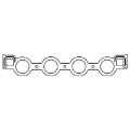 Picture of Cometic Ford 427 SOHC FE V8 .060in KF Intake Manifold Gasket Set