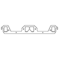 Picture of Cometic Chrysler LA V8 .043in Copper Exhaust Manifold Gasket Set