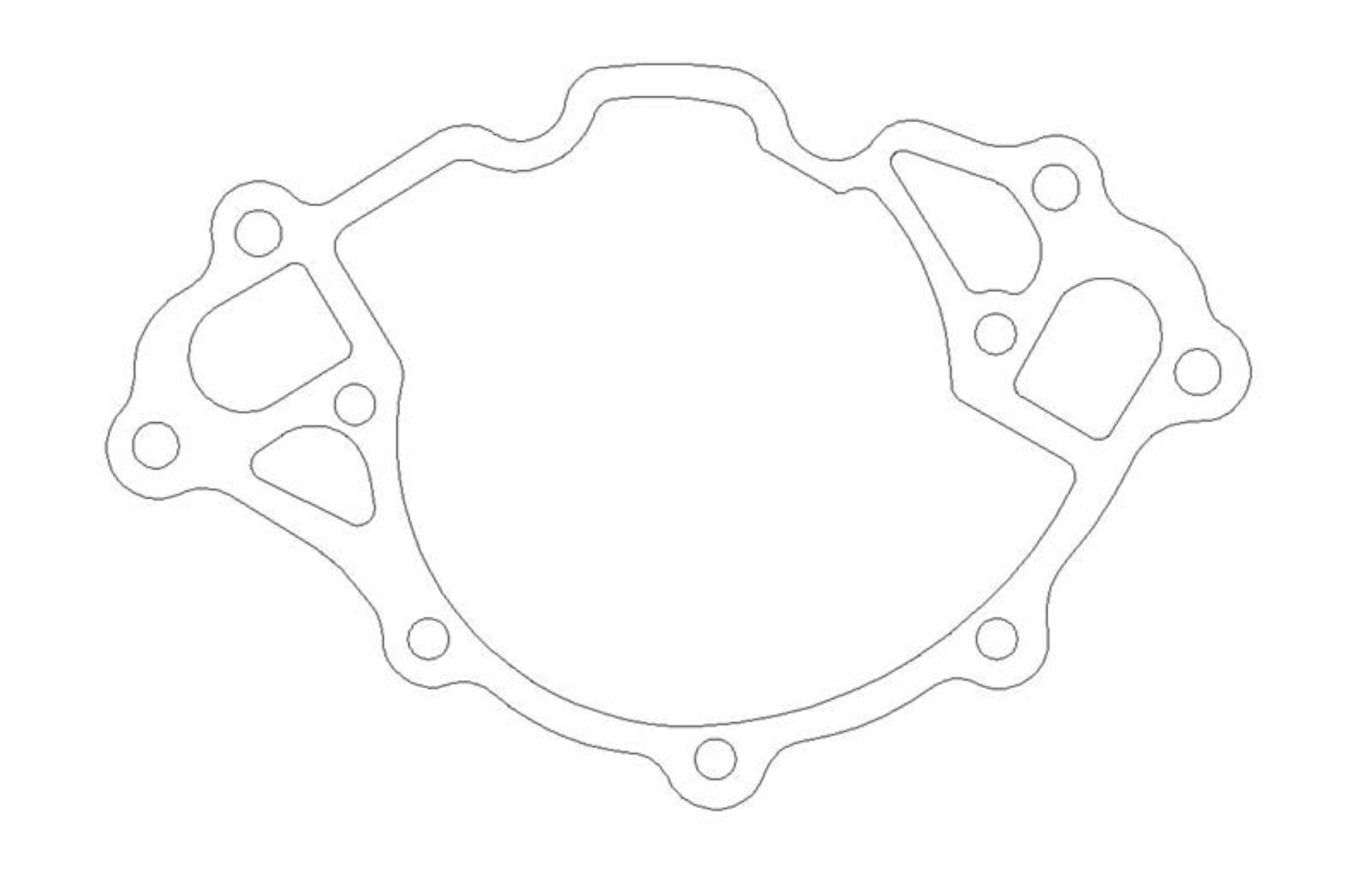 Picture of Cometic Ford 351W Windsor V8 .018in AFM Water Pump Gasket - SVO