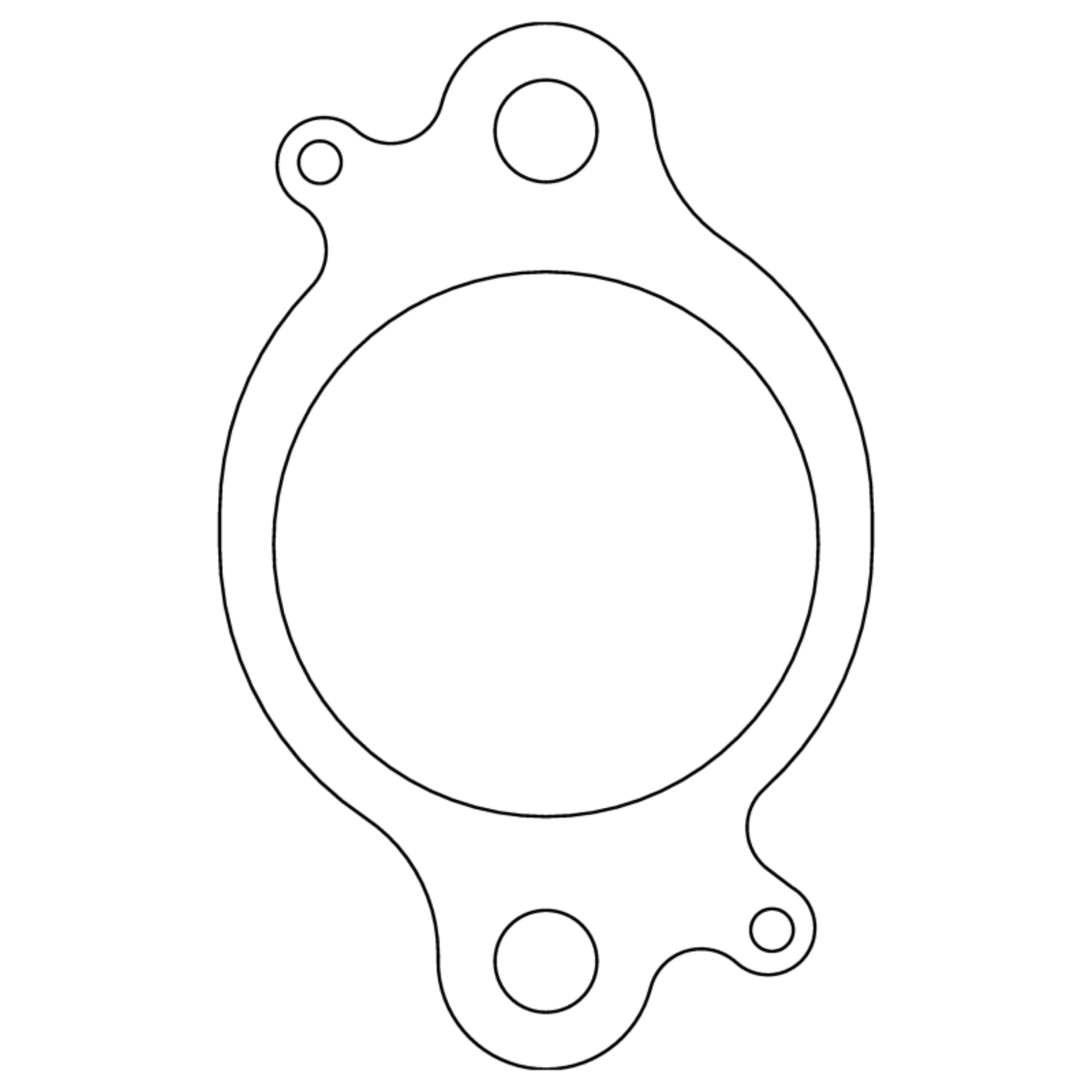 Picture of Cometic GM USAC Midget .040in MLS Exhaust Gasket Set - 4 Pieces