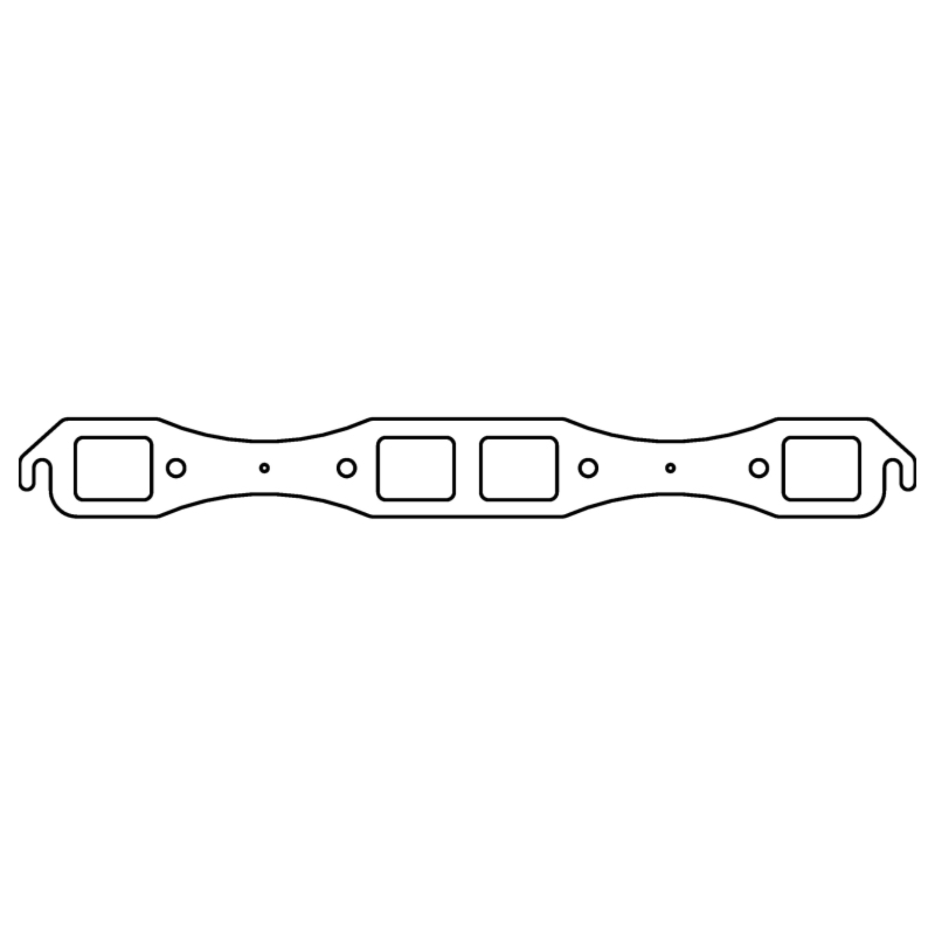Picture of Cometic Chrysler B/RB .043in Copper Exhaust Manifold Gasket Set