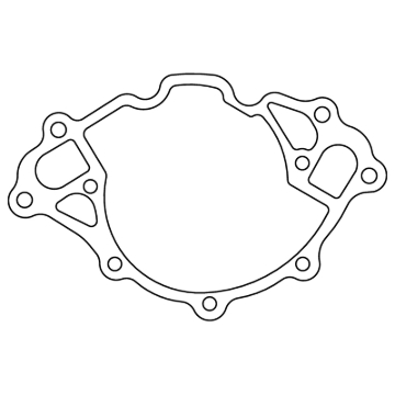 Picture of Cometic Ford 302/351W Windsor V8 .047in Fiber Water Pump Gasket