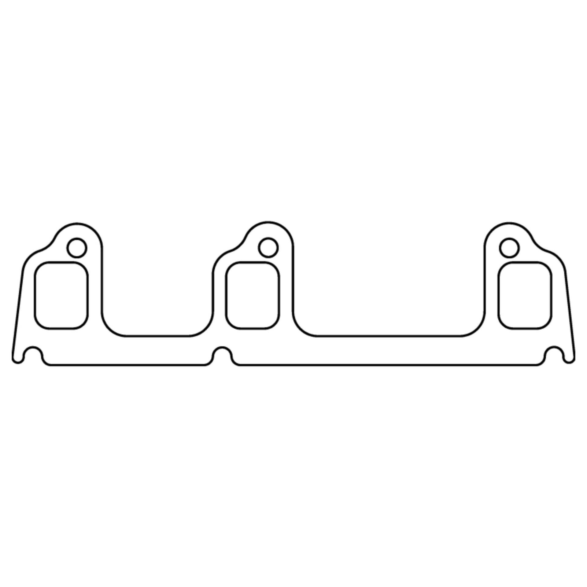 Picture of Cometic Buick Stage I V6 .064in AFM Exhaust Manifold Gasket Set