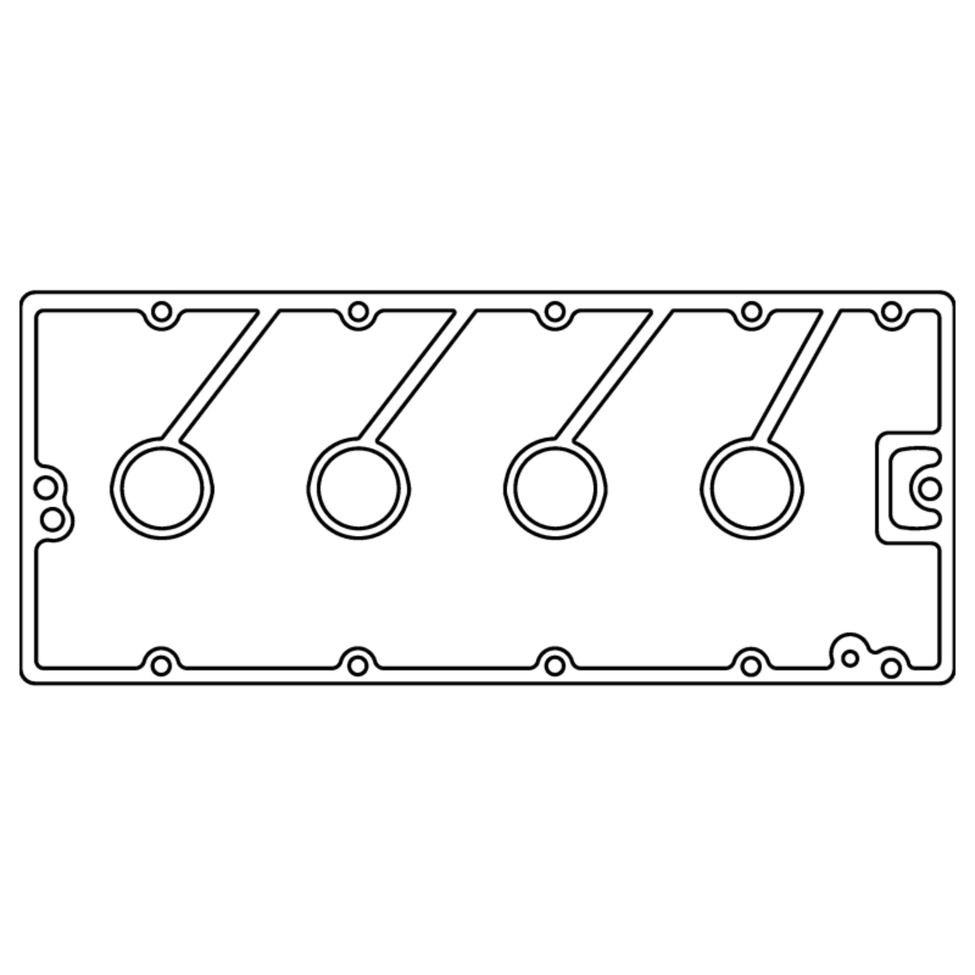Picture of Cometic Cosworth BD Series .060in AFM Camshaft Housing Gasket