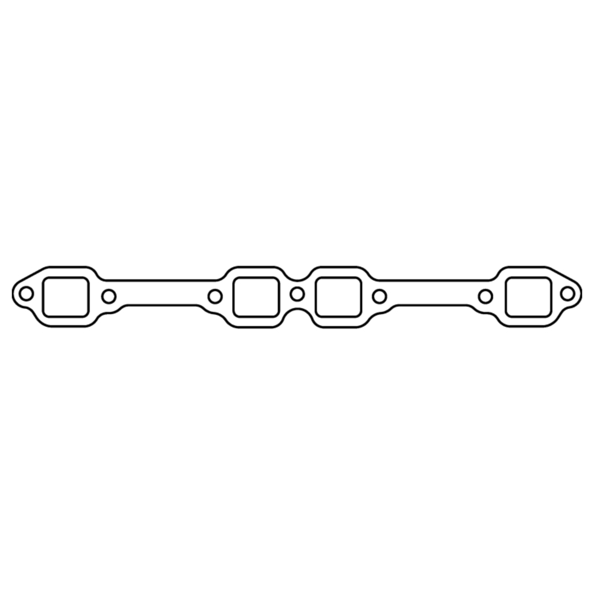 Picture of Cometic Ford Y-Block .064in AM Exhaust Manifold Gasket Set