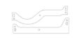 Picture of Cometic Chrysler LA V8 .060in Fiber Intake Rail Gasket Kit