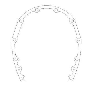Picture of Cometic Chevrolet Gen-1 Small Block V8 .031in Fiber Timing Cover Gasket