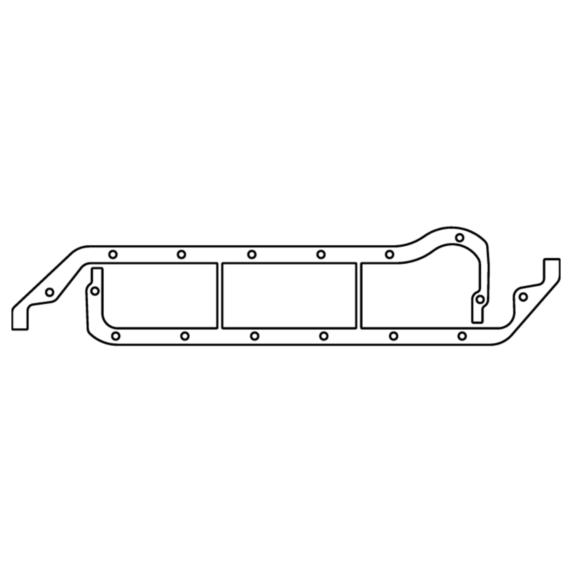 Picture of Cometic Ford 8BA/8CM Flathead V8 .060in KF Oil Pan Gasket
