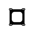Picture of Cometic Holley 4 Barrel 4150 Style .047in Fiber Carburetor Gasket - 3.770in x 3.880in - Open Plenum