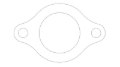Picture of Cometic Chevrolet Mark-IV GM Gen-V/VI Big Block V8 .047in Fiber Water Outlet Gasket