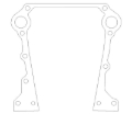 Picture of Cometic Chrysler LA .018in AFM Timing Cover Gasket