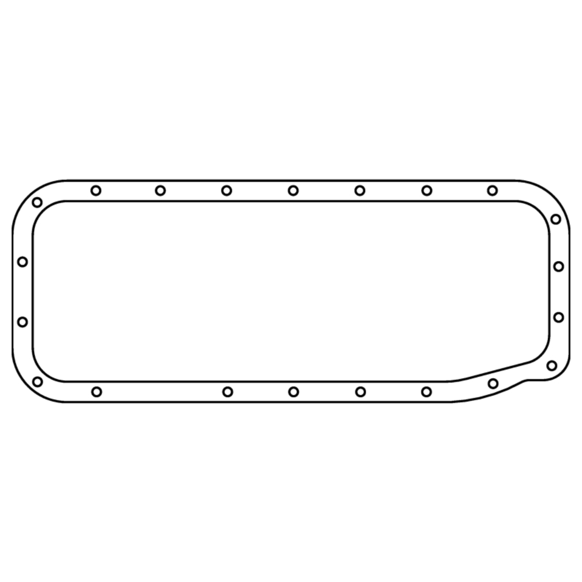 Picture of Cometic Ford Y Block .094in Fiber Oil Pan Gasket