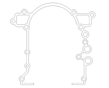 Picture of Cometic Buick LC4/LC9/LD5 V6 .031in Fiber Timing Cover Gasket - Fits Stock/Stage I/ Stage II